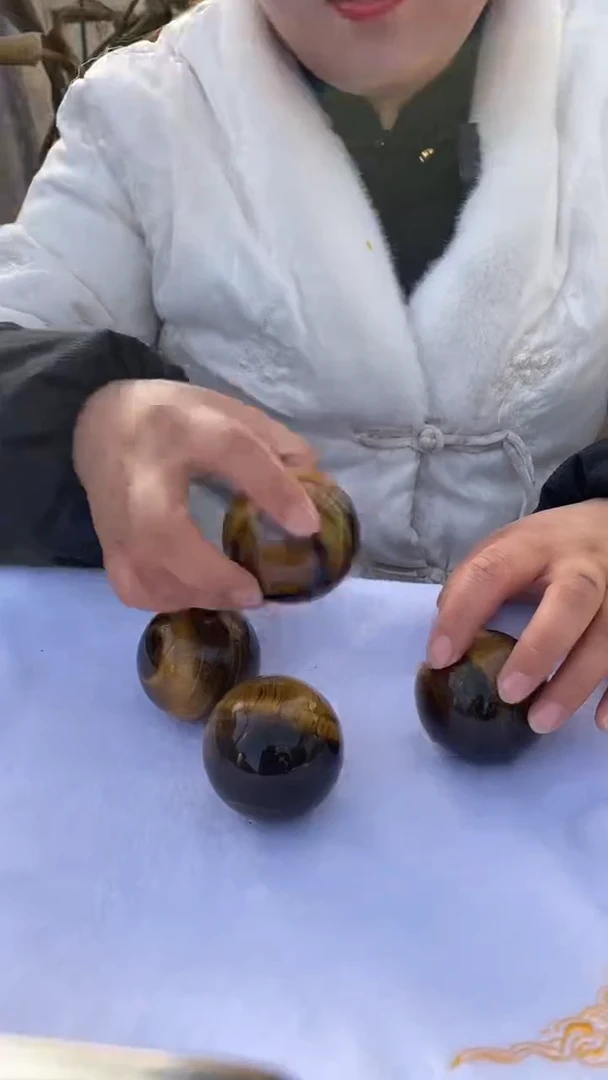 【闪购商品】木变石球未镶嵌虎眼球D930多样性发其一