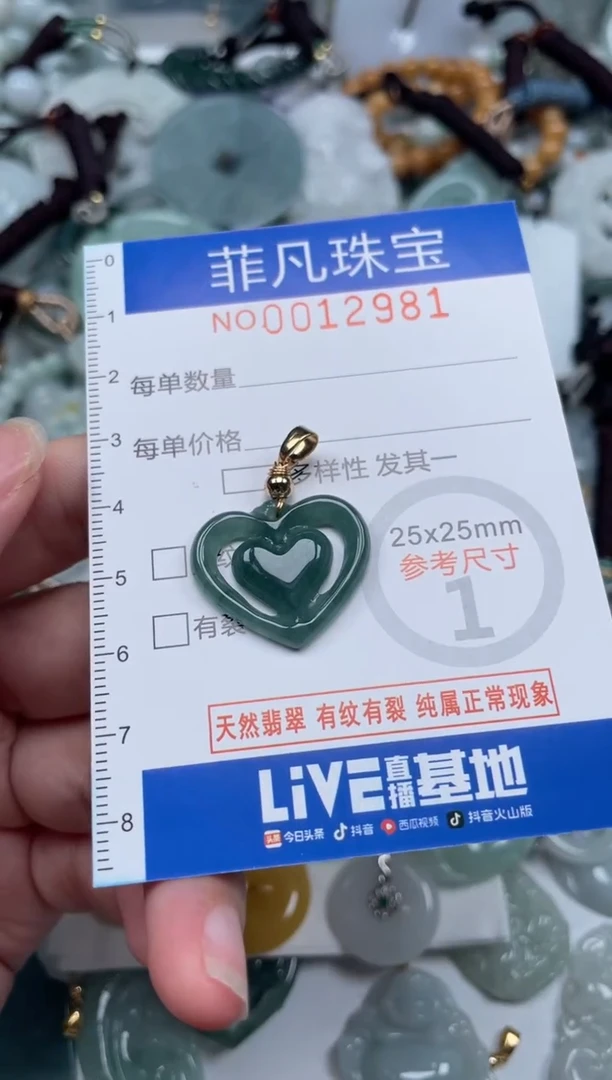 颈饰未镶嵌翡翠12981