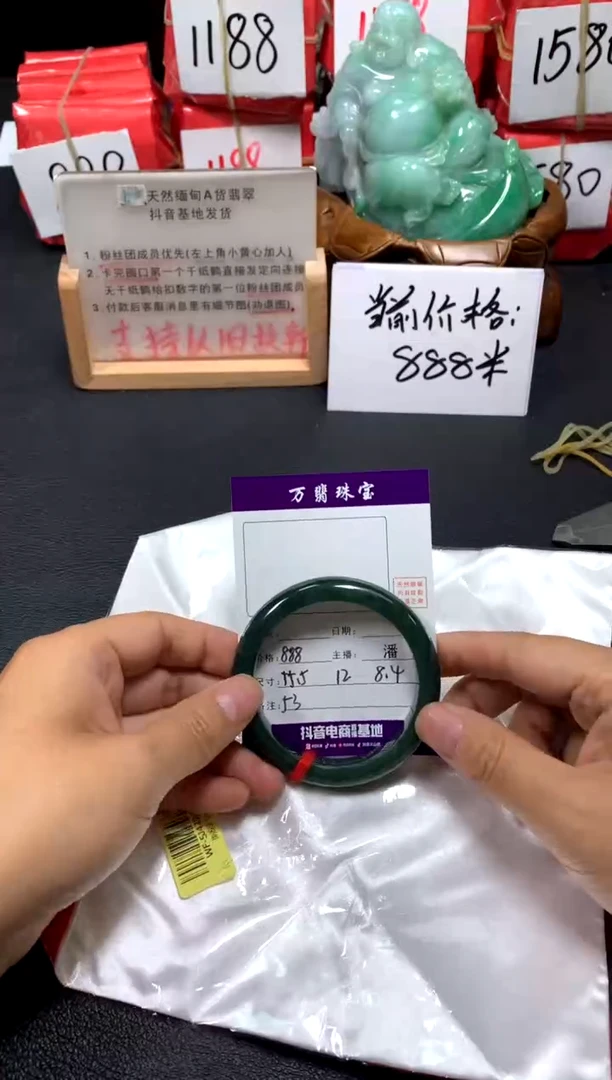 翡翠手镯未镶嵌潘/6/1--53