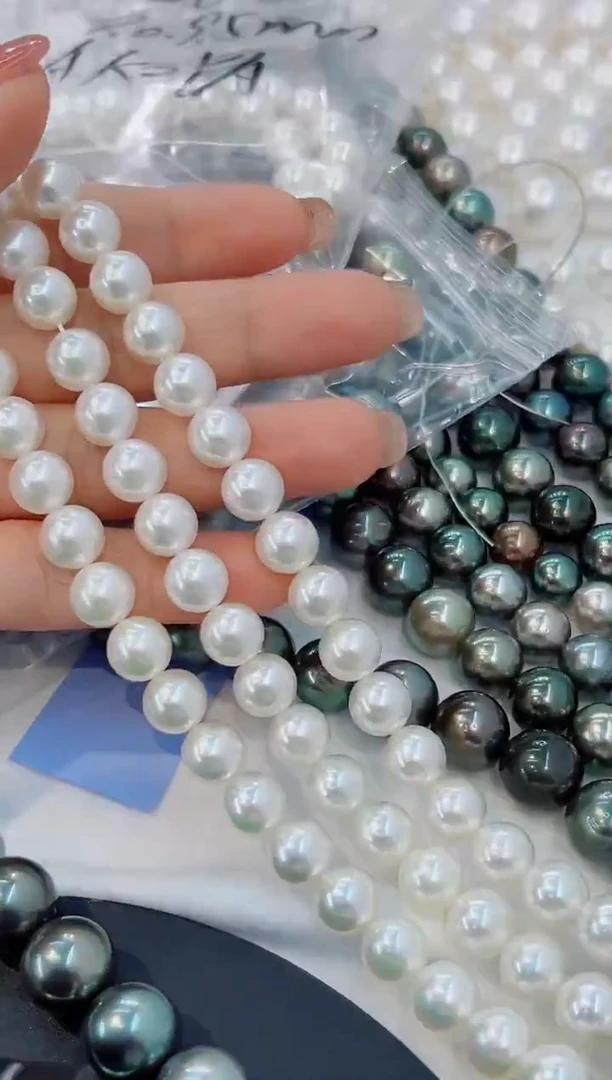 未镶嵌项链海水珍珠akoya9-9.5 定99总8780