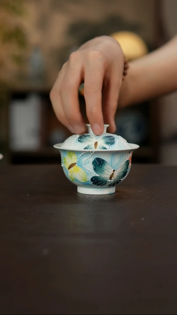杯?**蓝景德镇陶瓷杯碗柴烧多人