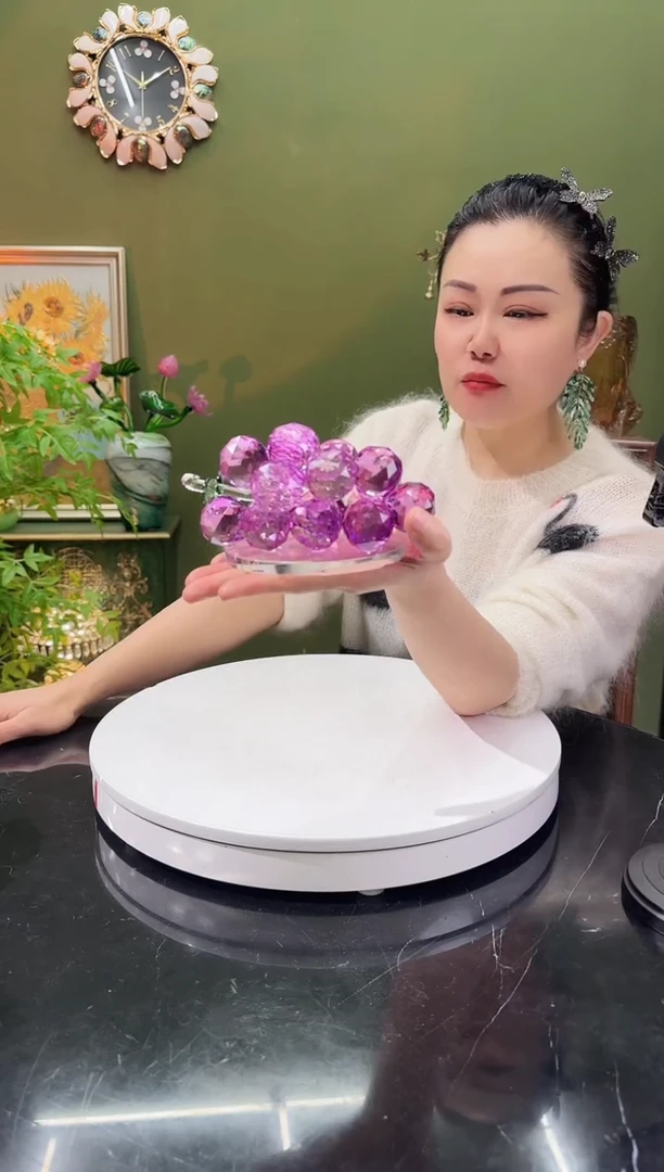 人造水晶紫葡萄
