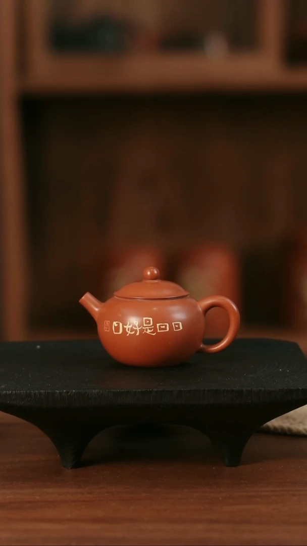 二生陶作75cc精品刻填小珠瑶壶02