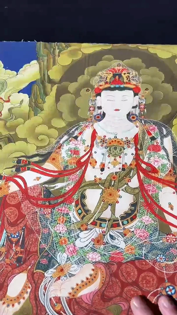 卷轴画藏式珍藏彩绘艺术馆108