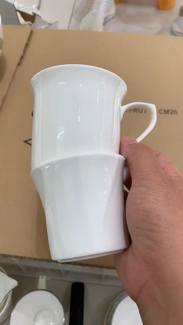 隆达骨瓷 福利 水杯 2只