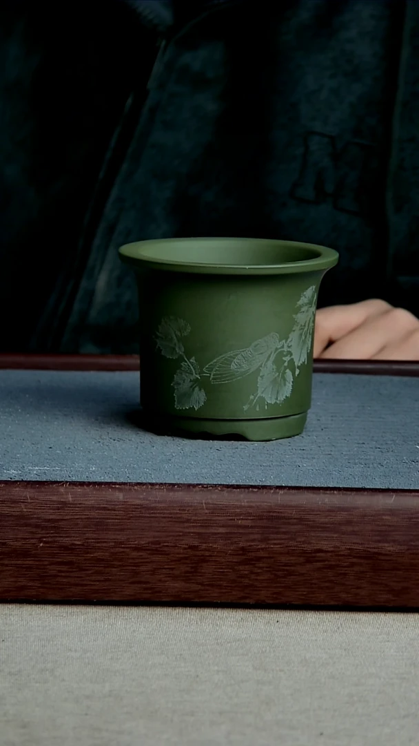 紫砂花盆8.5*7.5内径紫砂花盆