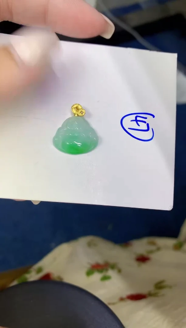 颈饰未镶嵌翡翠缅甸天然翡翠A货