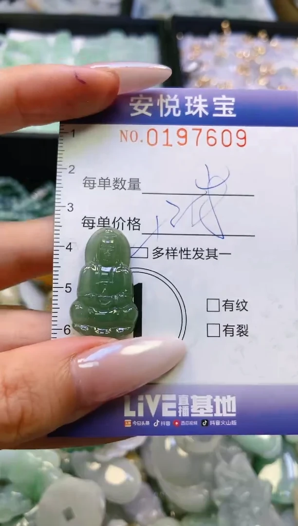 翡翠未镶嵌颈饰闪购0197609多样性发其一