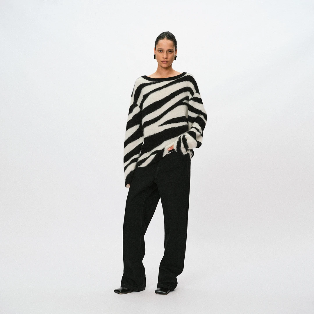 Liegee Zebra 斑马长袖毛衣