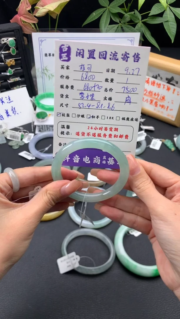 未镶嵌手镯翡翠亦*手镯