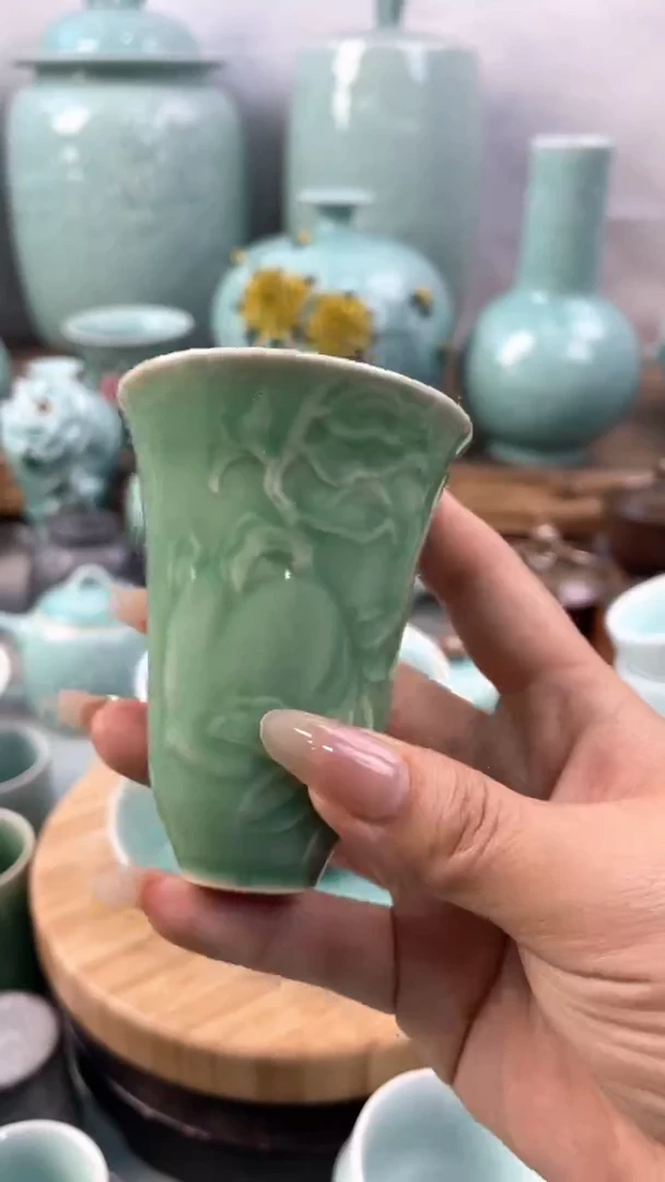 【闪购商品】特价 微瑕 慧仙青瓷