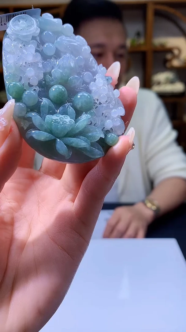 【闪购商品】定制翡翠未镶嵌8005jj-毛货挂件87