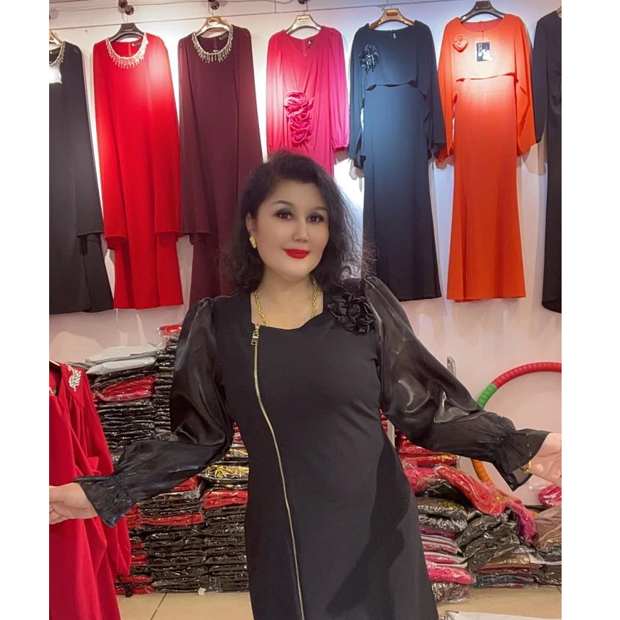 【新疆包邮】ZLFIZA专属今年最新显瘦修身时尚网红连衣裙 LA LIAN