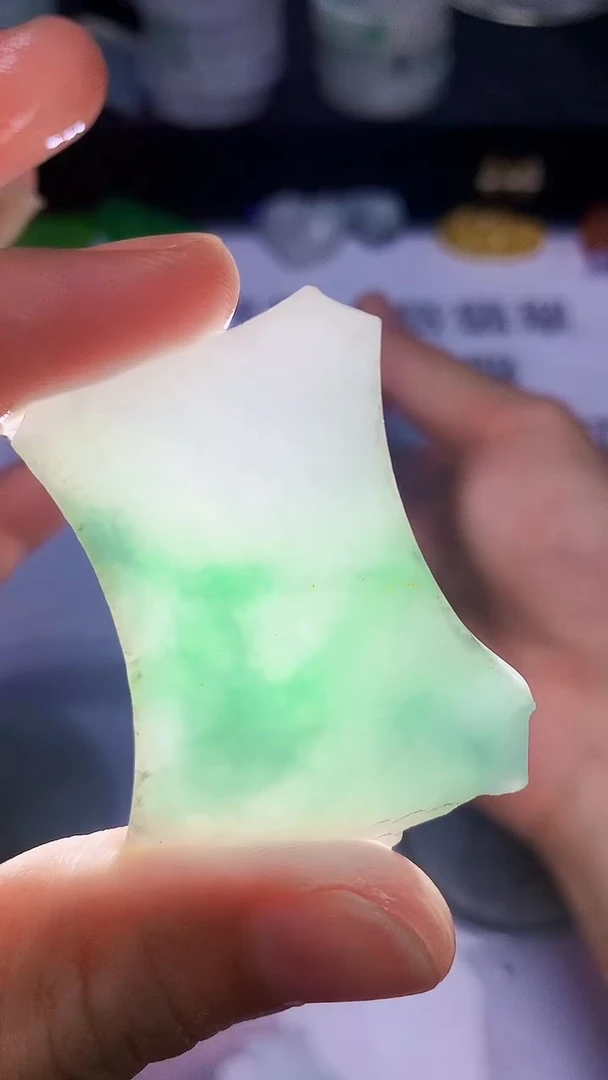 翡翠散珠缅甸天然翡翠A货Y802