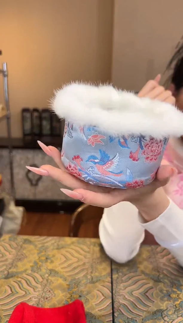 刺绣外衣 不带汤婆子 宋锦外衣