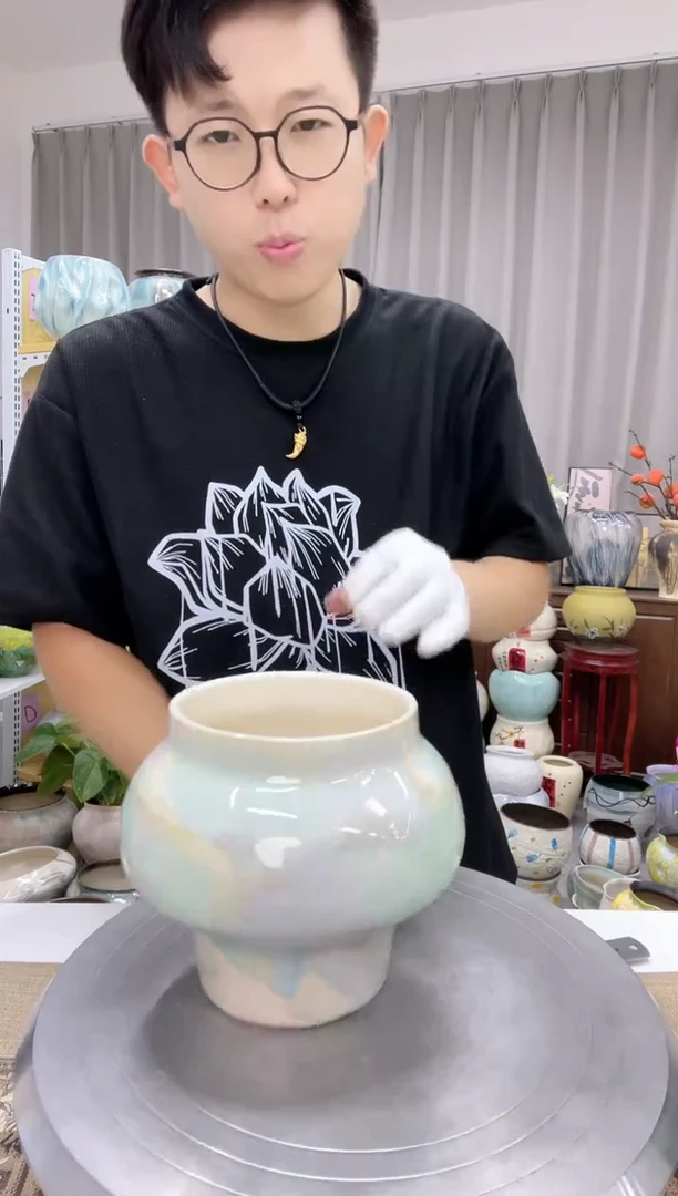 7-20直播间精选陶瓷花盆