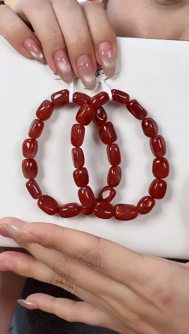未镶嵌瓦西随型手串南红玛瑙（多样式发其一）