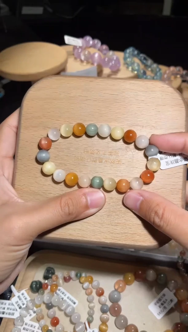 未镶嵌手链水晶128号多样性发一U9+