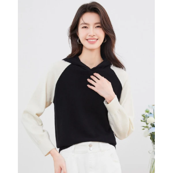 100%绵羊毛气质百搭女式羊毛衫24DAK1064