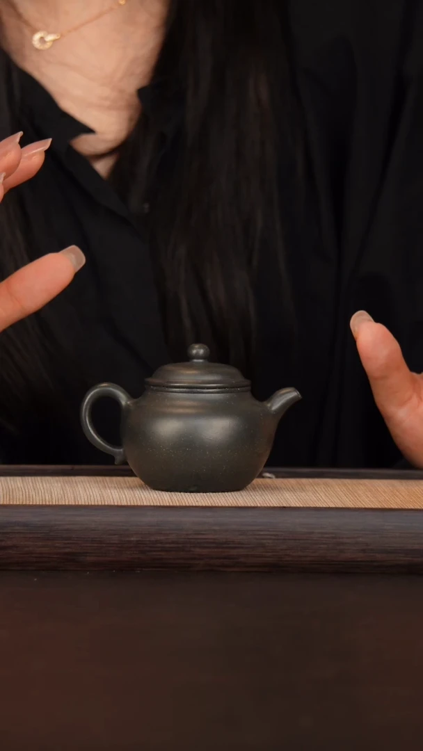 茶壶紫砂原矿紫砂茶壶九龄君子蓝120cc
