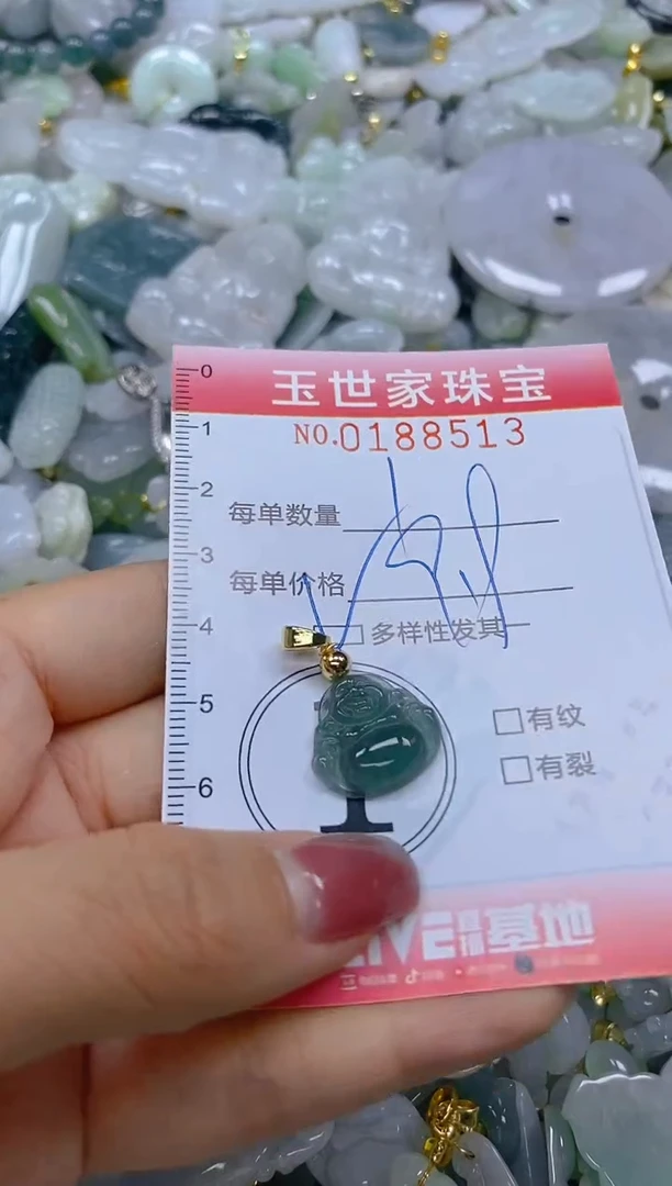 【闪购商品】翡翠颈饰未镶嵌闪购0188513多样性发其一