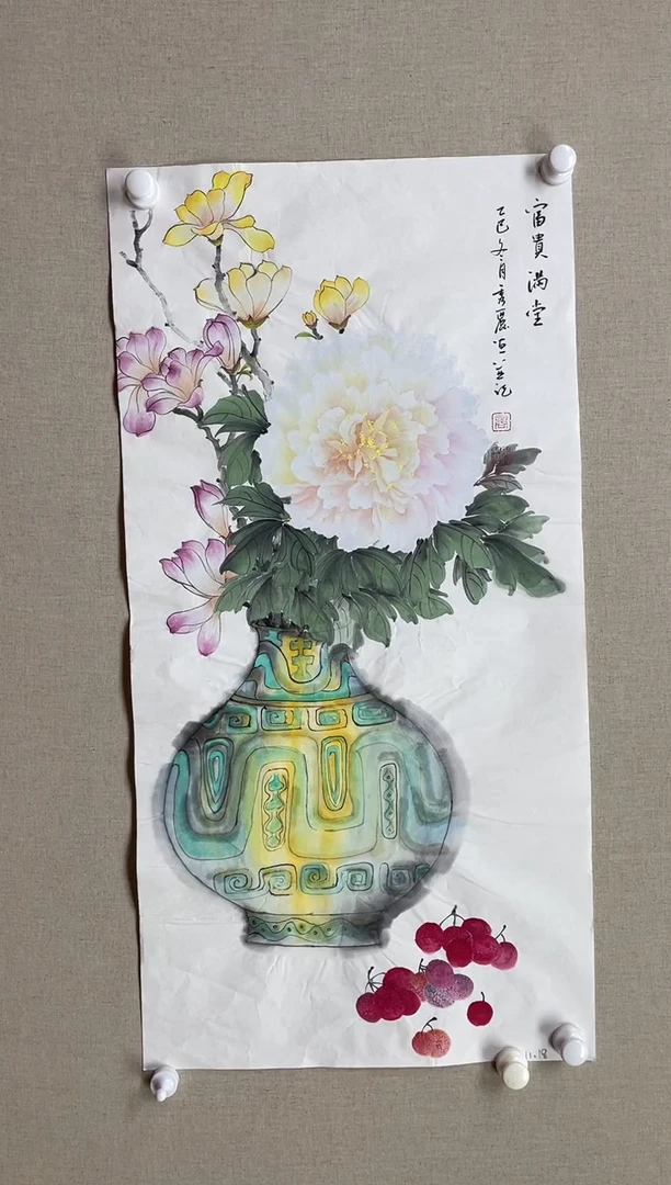 国画100*50 商秀丽商秀丽商秀丽商秀丽