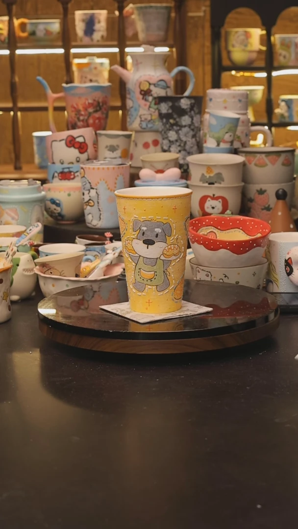 景德镇釉下彩绘设计师款式陶瓷