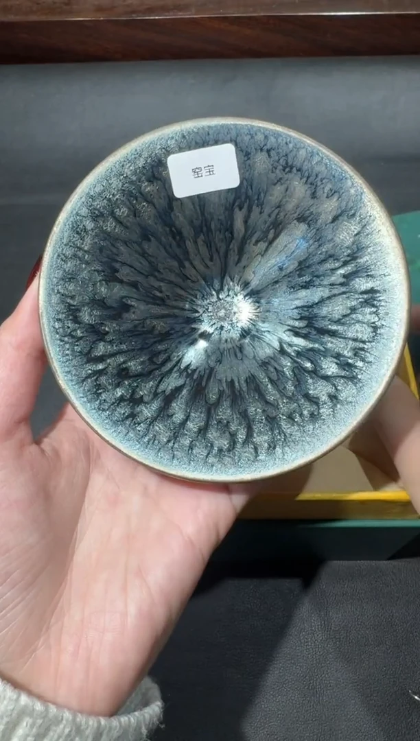 【闪购商品】茶盏建盏故事余旋银羽鹧鸪59