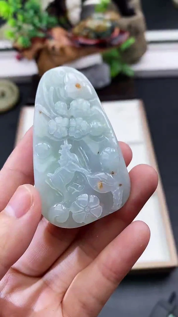 颈饰未镶嵌翡翠天然缅甸A货翡翠