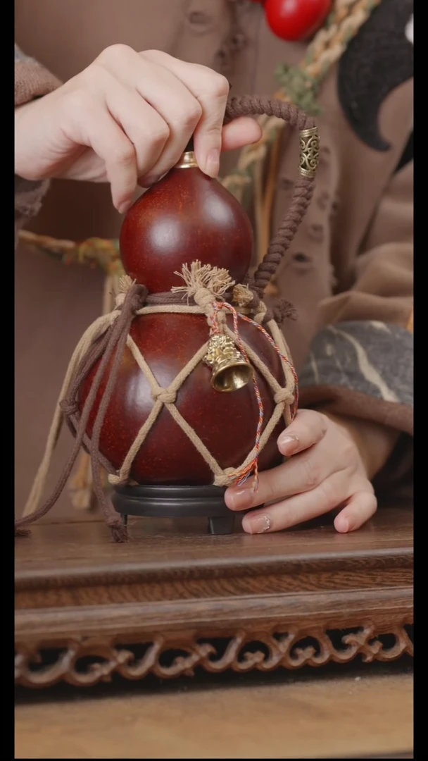 256号精品天然大漆酒葫芦一物一拍~