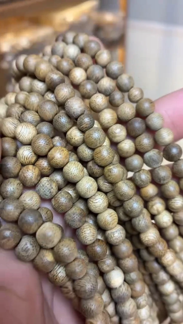 沉香手串 文莱圆珠长串0.7+多样性发其一