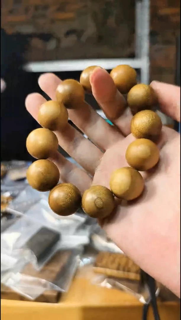 楠木（金丝楠）手串/手链2.0阴沉黄手串