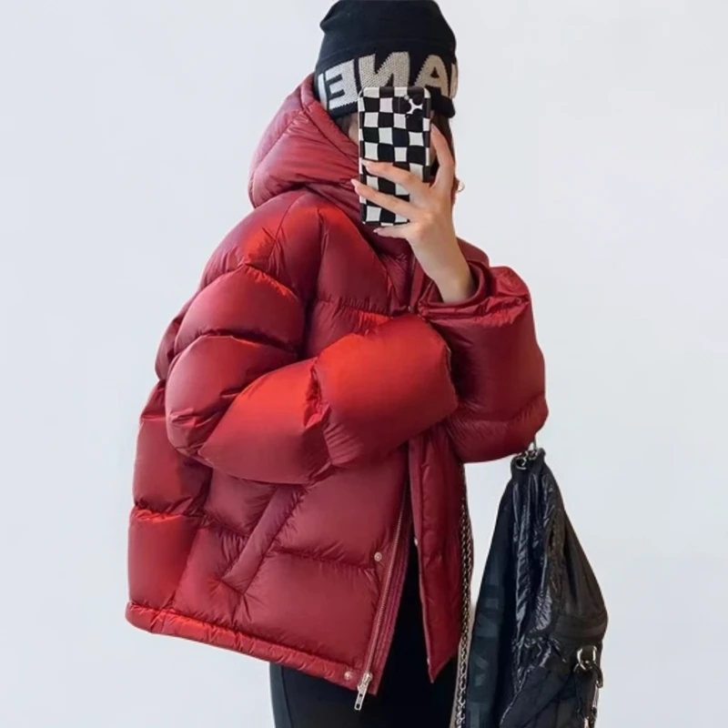露露款清仓轻奢零压感泡芙90羽绒服女-QXZMG