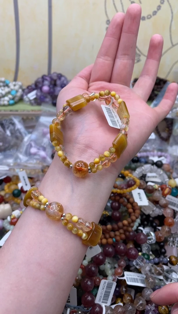 未镶嵌手链黄晶105