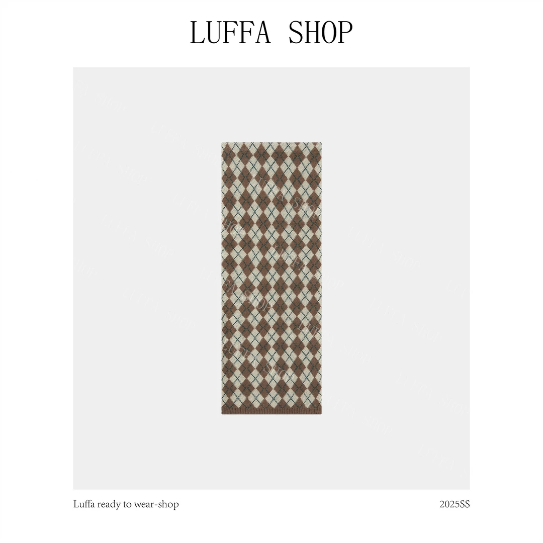 【Luffa shop】“苏格兰风情”韩版氛围感穿搭必备围巾WJ20251028