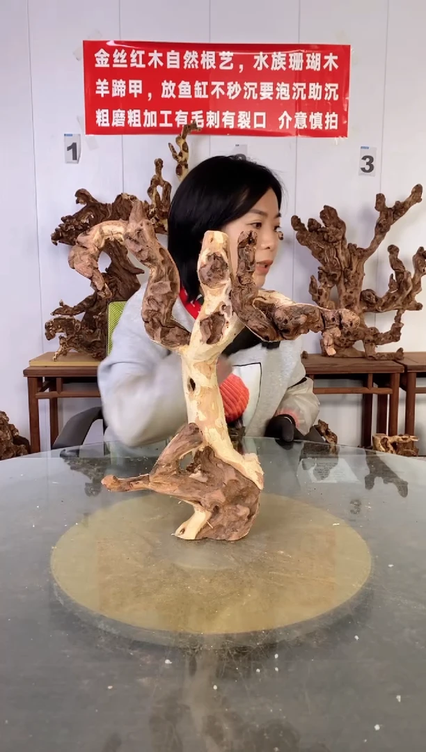 【闪购商品】木28枯树摆件 粗磨粗加工半成品 毛料