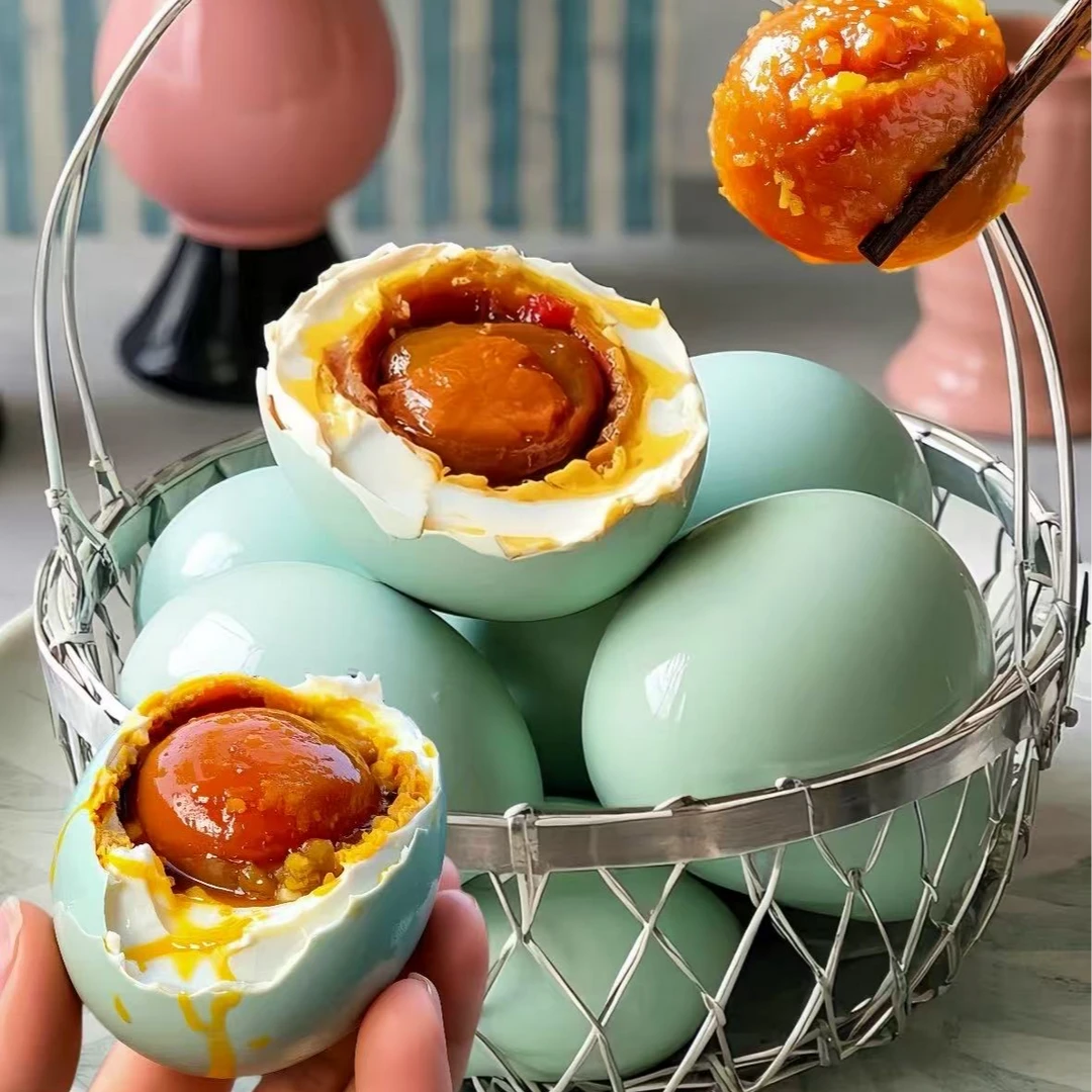 [买10送10]精品咸鸭蛋现蒸现发起沙流油下饭咸淡适中裸蛋50-60g