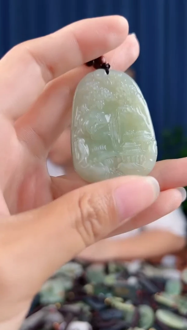 未镶嵌和田玉挂件拍一发一，