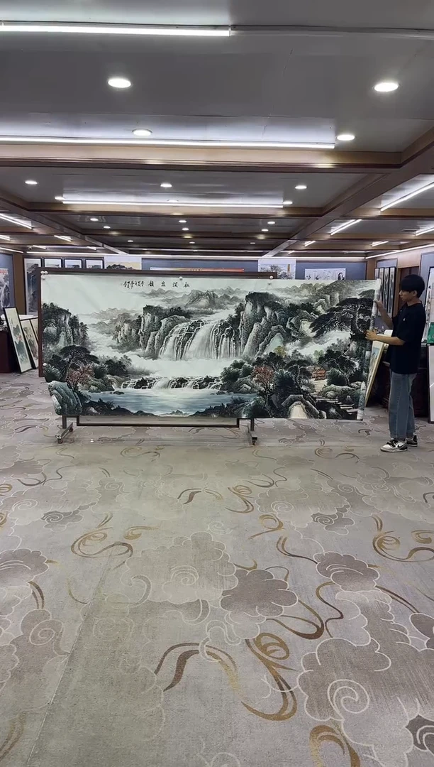 绘画Y-邵明义-大丈二-山水画