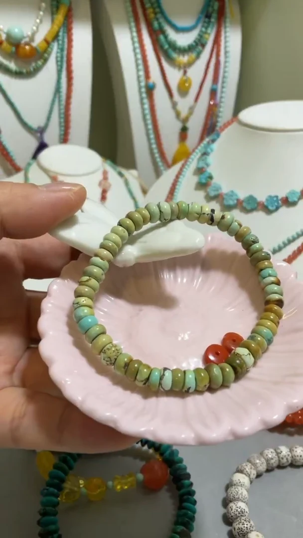 未镶嵌南红玛瑙珠宝奇石6.7mm隔片