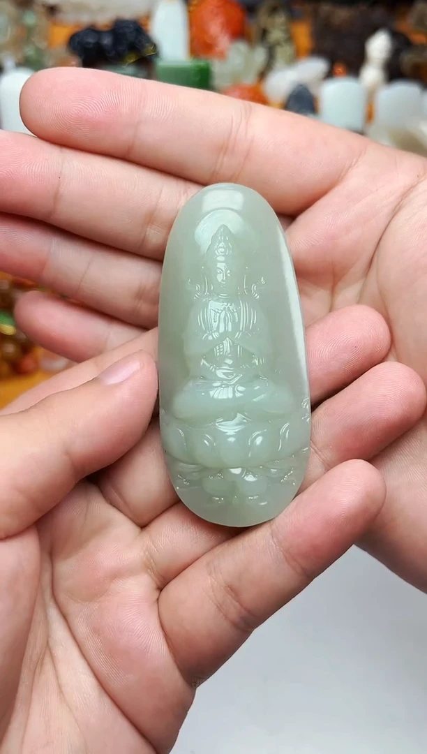 【闪购商品】和田玉颈饰未镶嵌观音01