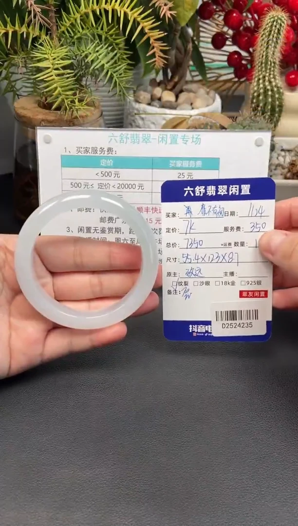 未镶嵌手镯翡翠靡***。D2524235