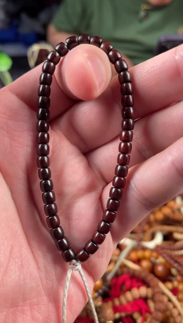 小叶紫檀手串/手链王胖子文玩工作室5.5左右手持