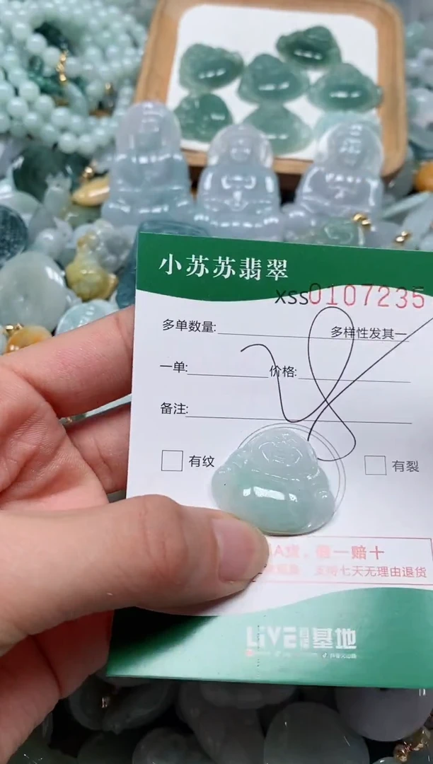 【闪购商品】翡翠颈饰未镶嵌闪购商品0107235