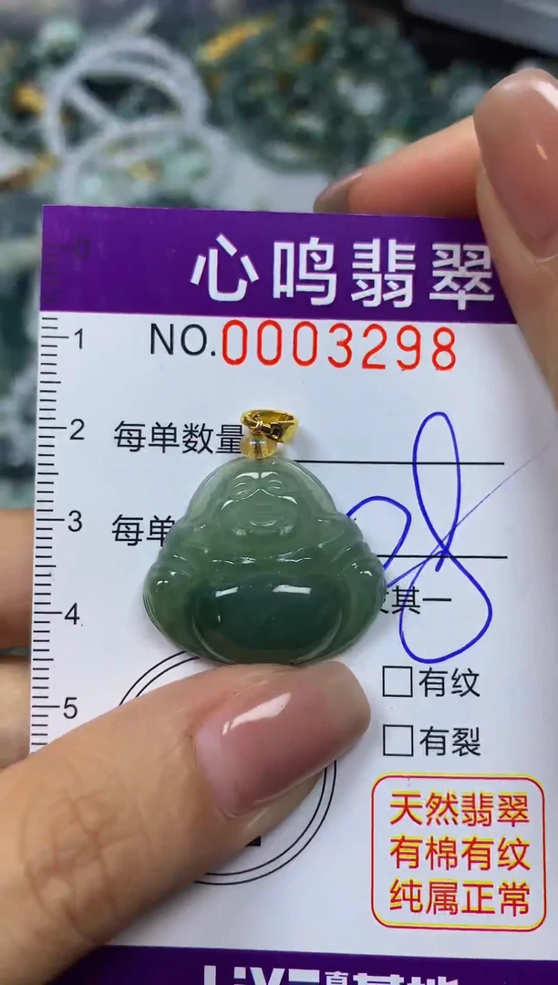 翡翠未镶嵌颈饰闪购003298
