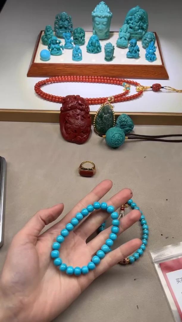 【闪购商品】绿松石手串手串未镶嵌手串手串
