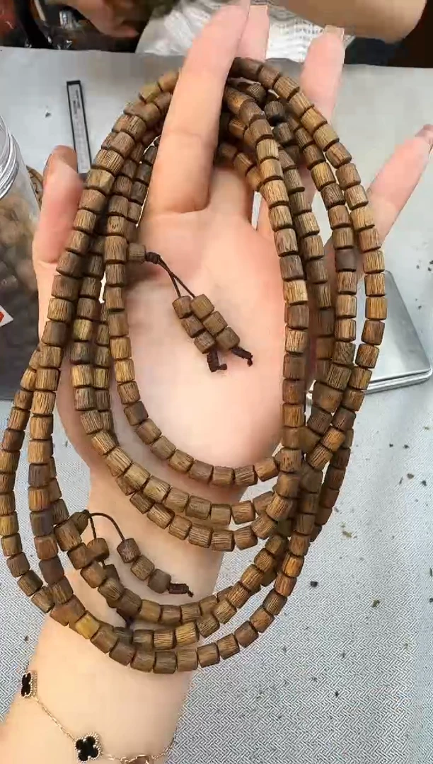 手串沉香0619老乌身桶珠多圈多样性发一