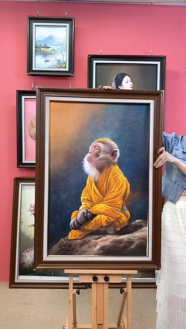油画醉**凉尺寸60*90画芯（不含框）
