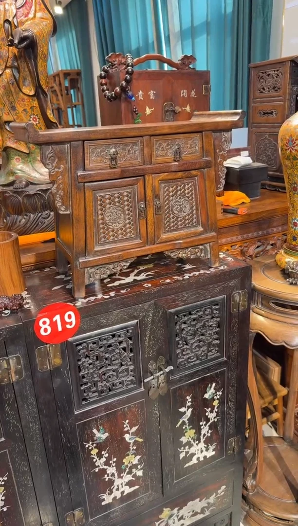 木雕刻高二联柜880.8888888