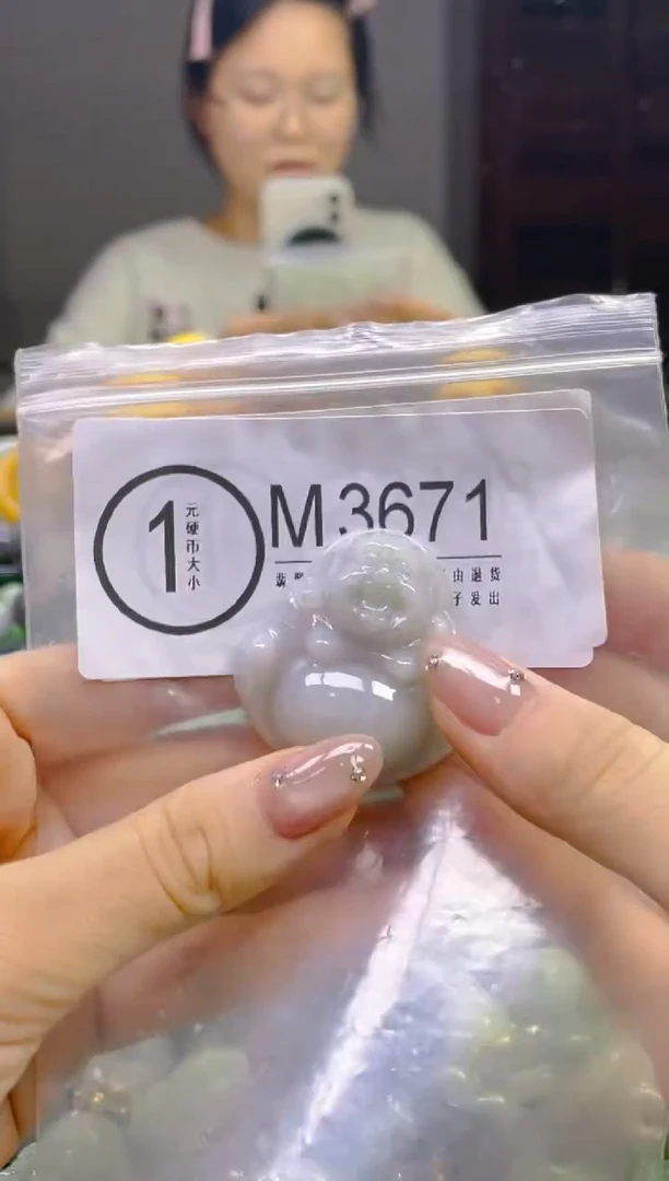 翡翠未镶嵌颈饰/M/翡翠A货,一件也是批发价